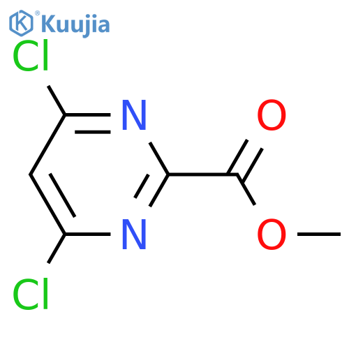 Methyl 4,6-dichloropyrimidine-2-carboxylate structure