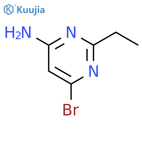 6-bromo-2-ethylpyrimidin-4-amine structure
