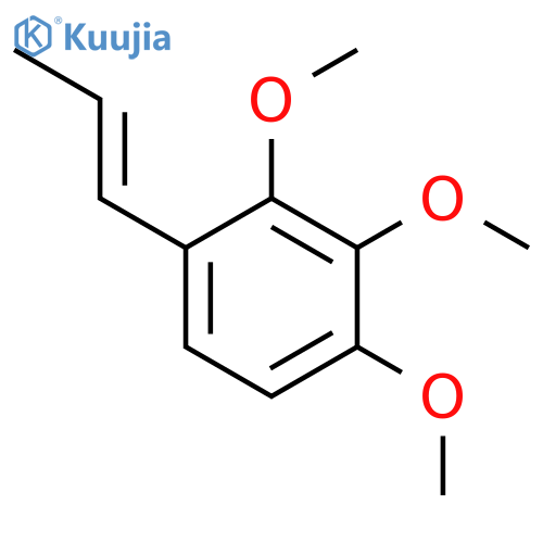 Benzene,1,2,3-trimethoxy-4-(1-propen-1-yl)- structure