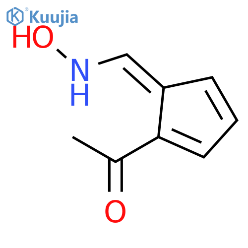 Ethanone,1-[5-[(hydroxyamino)methylene]-1,3-cyclopentadien-1-yl]-, (E)- (9CI) structure