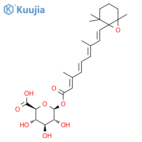 5,6-epoxyretinoyl glucuronide structure