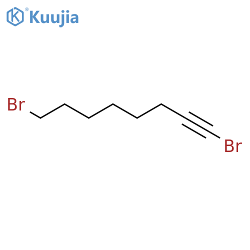 1-Octyne, 1,8-dibromo- structure
