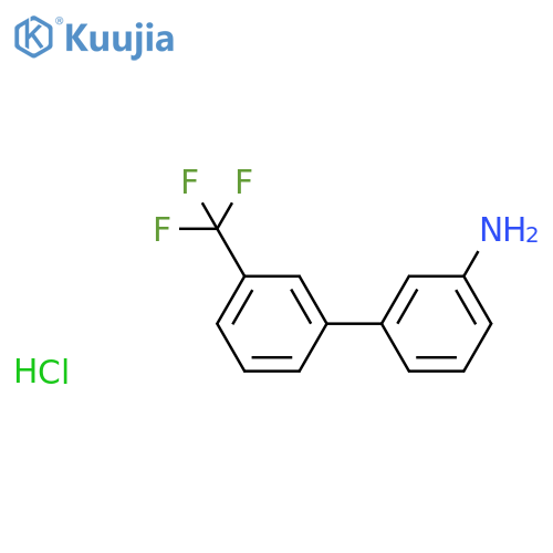 3'-(Trifluoromethyl)-1,1-biphenyl-3-amine Hydrochloride structure