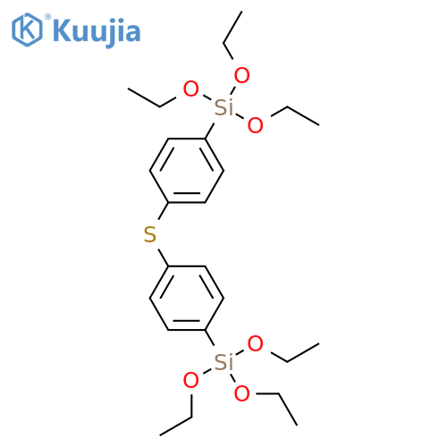 Silane, (thiodi-4,1-phenylene)bis[triethoxy- structure