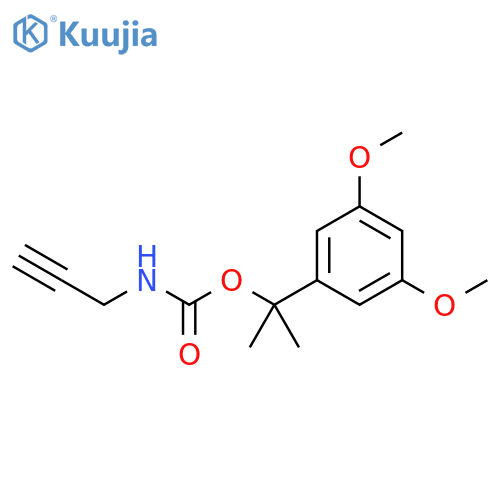 Carbamic acid, 2-propynyl-, 1-(3,5-dimethoxyphenyl)-1-methylethylester structure