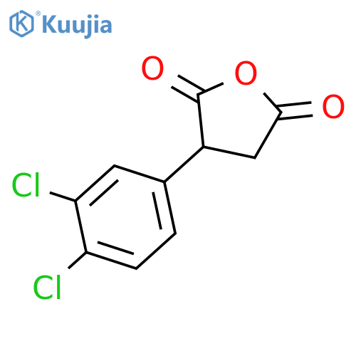 2,5-Furandione, 3-(3,4-dichlorophenyl)dihydro- structure