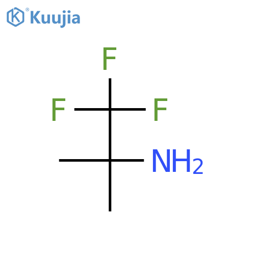 1,1,1-trifluoro-2-methylpropan-2-amine structure