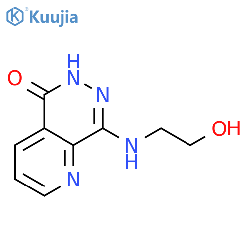 Pyrido[2,3-d]pyridazin-5(6H)-one, 8-[(2-hydroxyethyl)amino]- structure