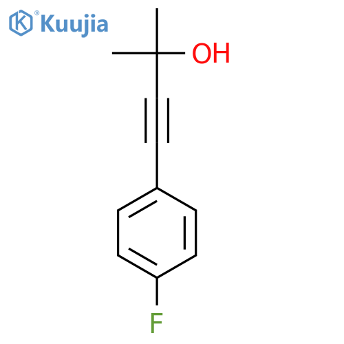 4-(4-Fluorophenyl)-2-methylbut-3-yn-2-ol structure