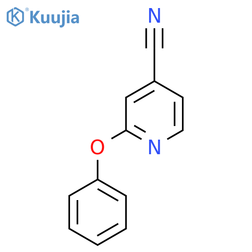 2-phenoxyisonicotinonitrile structure