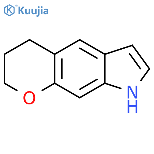 PYRANO[3,2-F]INDOLE, 2,3,4,8-TETRAHYDRO- structure
