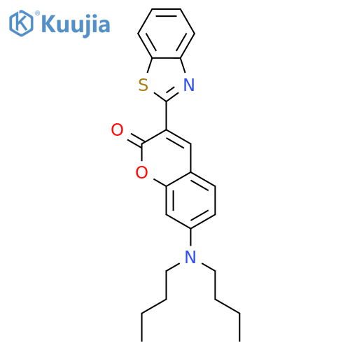 3-(1,3-Benzothiazol-2-yl)-7-(dibutylamino)-2H-1-benzopyran-2-one structure