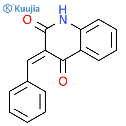 2,4(1H,3H)-QUINOLINEDIONE, 3-(PHENYLMETHYLENE)- structure