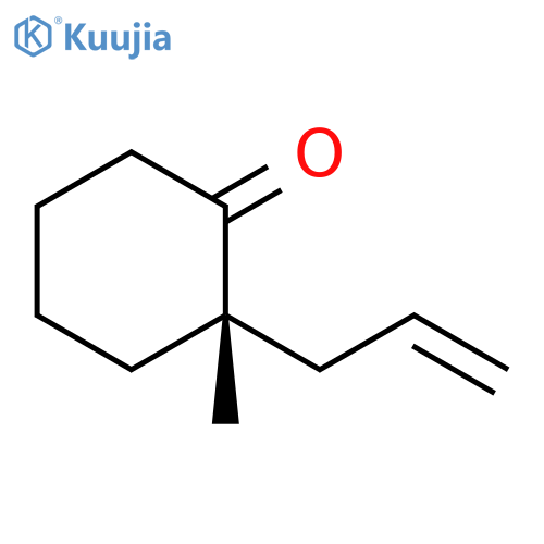 Cyclohexanone, 2-methyl-2-(2-propenyl)-, (2S)- structure