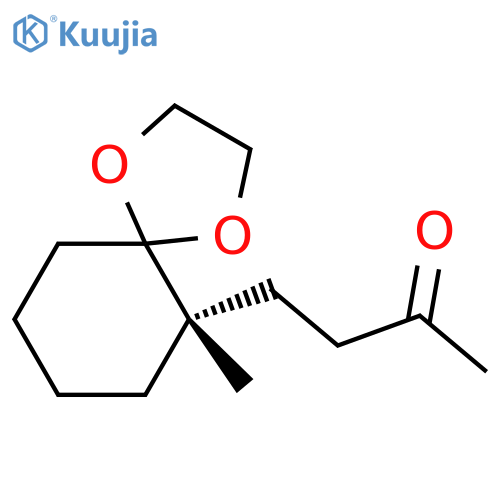 2-Butanone,4-[(6S)-6-methyl-1,4-dioxaspiro[4.5]dec-6-yl]-(9CI) structure