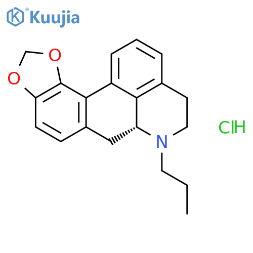 6H-Benzo[de]-1,3-benzodioxolo[4,5-g]quinoline,6a,7,8,9-tetrahydro-7-propyl-, (6aR)- (9CI) structure