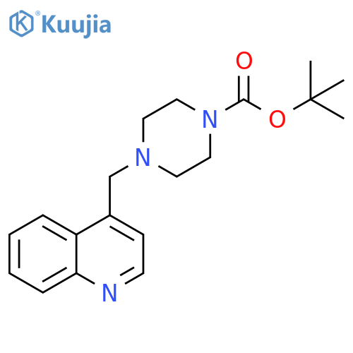 4-[(4-Boc-1-piperazinyl)methyl]quinoline structure