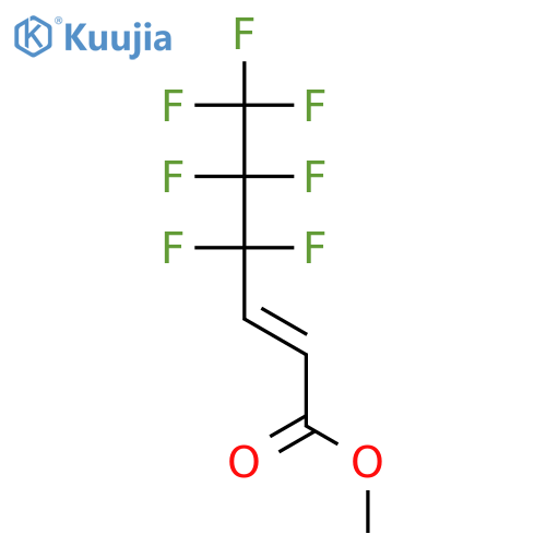 2-Hexenoic acid, 4,4,5,5,6,6,6-heptafluoro-, methyl ester structure