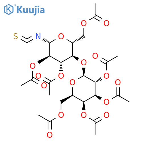 Hepta-O-acetyl-??-D-maltosyl-isothiocyanate structure
