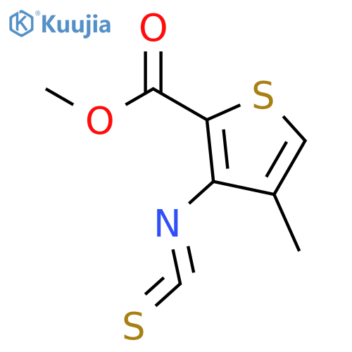Methyl 3-Isothiocyanato-4-methylthiophene-2-carboxylate structure
