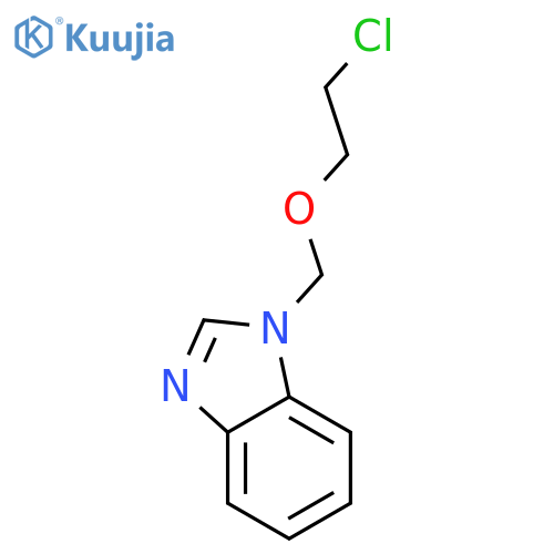 1H-BENZIMIDAZOLE, 1-[(2-CHLOROETHOXY)METHYL]- structure