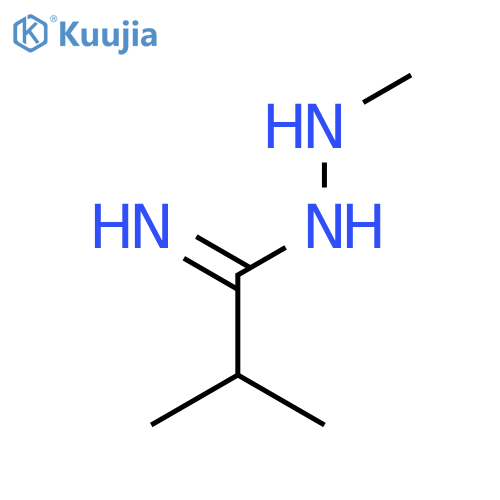 Propanimidic acid, 2-methyl-, 2-methylhydrazide structure