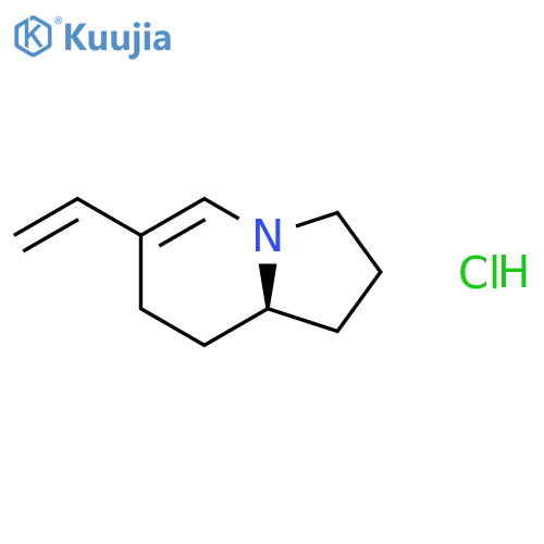 Indolizine, 6-ethenyl-1,2,3,7,8,8a-hexahydro-, hydrochloride, (8aR)- structure