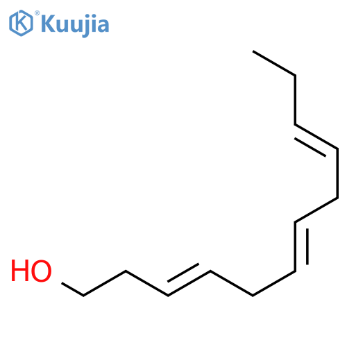 (3Z,6Z,9Z)-dodeca-3,6,9-trien-1-ol structure