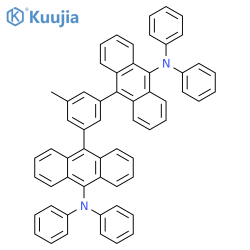 9-ANTHRACENAMINE, 10,10'-(5-METHYL-1,3-PHENYLENE)BIS[N,N-DIPHENYL- structure
