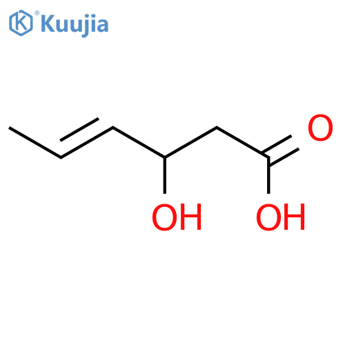 4-Hexenoic acid, 3-hydroxy-, (E)- structure
