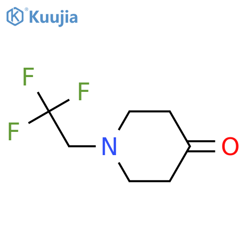 1-(2,2,2-trifluoroethyl)piperidin-4-one structure