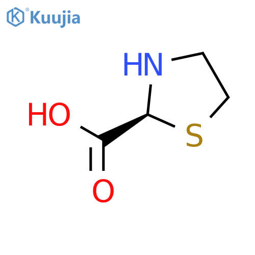 2-Thiazolidinecarboxylic acid, (2S)- structure