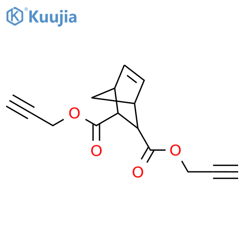Bicyclo[2.2.1]hept-5-ene-2,3-dicarboxylic acid, di-2-propynyl ester structure
