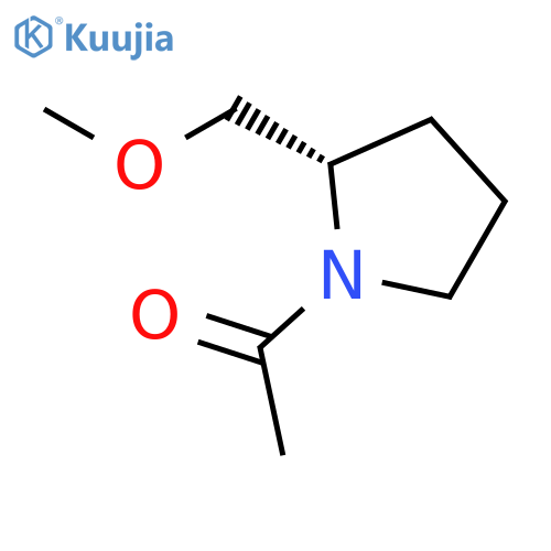 Pyrrolidine,1-acetyl-2-(methoxymethyl)-, (2S)- (9CI) structure