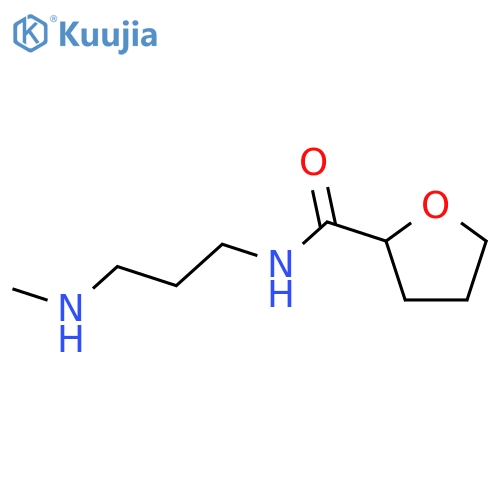 (3-Methylamino)propyltetrahydro-2-furancarboxamide structure