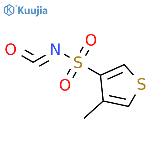 3-Thiophenesulfonyl isocyanate, 4-methyl- structure