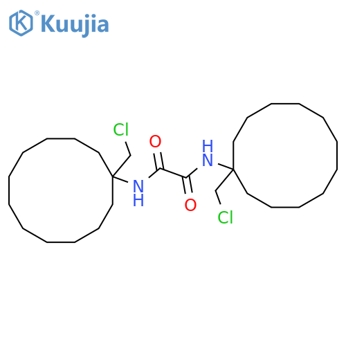 ETHANEDIAMIDE, N,N'-BIS[1-(CHLOROMETHYL)CYCLODODECYL]- structure