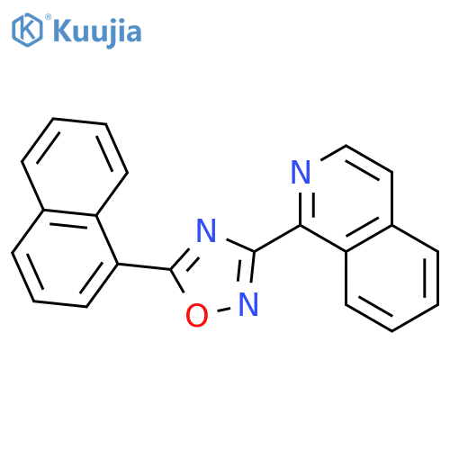 ISOQUINOLINE, 1-[5-(1-NAPHTHALENYL)-1,2,4-OXADIAZOL-3-YL]- structure