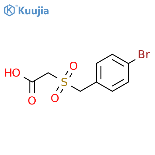 2-(4-Bromobenzylsulfonyl)acetic acid structure