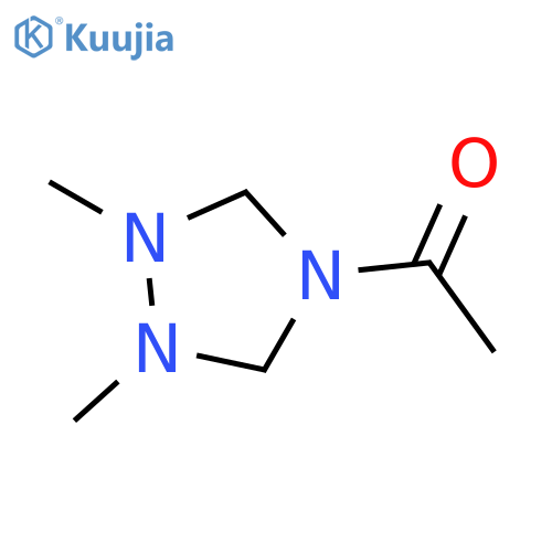 Ethanone,1-(1,2-dimethyl-1,2,4-triazolidin-4-yl)- structure