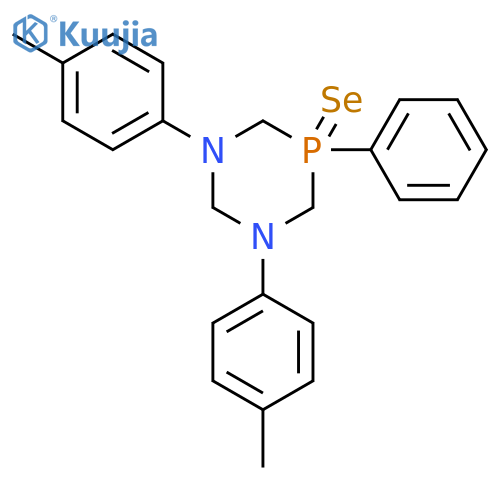 1,3-bis(4-methylphenyl)-5-phenyl-1,3,5-diazaphosphinane 5-selenide structure