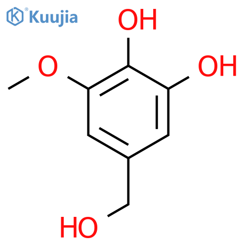 5-(Hydroxymethyl)-3-methoxybenzene-1,2-diol structure