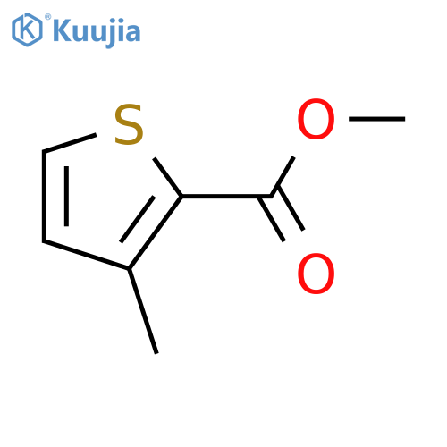 Methyl 3-methylthiophene-2-carboxylate structure