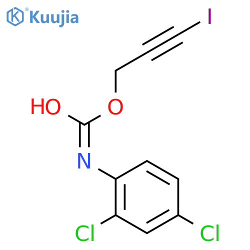 2,4-Dichlorocarbanilic acid 3-iodo-2-propynyl ester structure