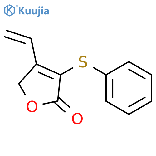 2(5H)-Furanone, 4-ethenyl-3-(phenylthio)- structure