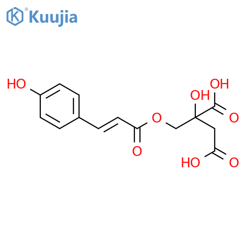 2-Hydroxy-2-(hydroxymethyl)butanedioic acid; (ξ)-form, 1'-O-(4-Hydroxy-E-cinnamoyl) structure