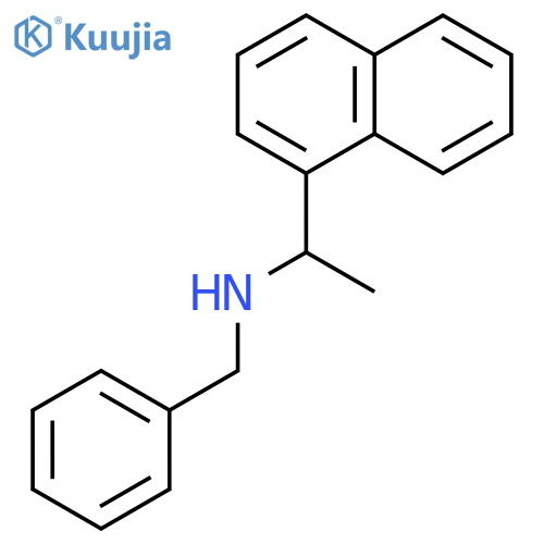 1-Naphthalenemethanamine, α-methyl-N-(phenylmethyl)-, (αS)- structure