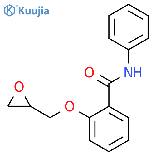 BENZAMIDE, 2-(OXIRANYLMETHOXY)-N-PHENYL- structure