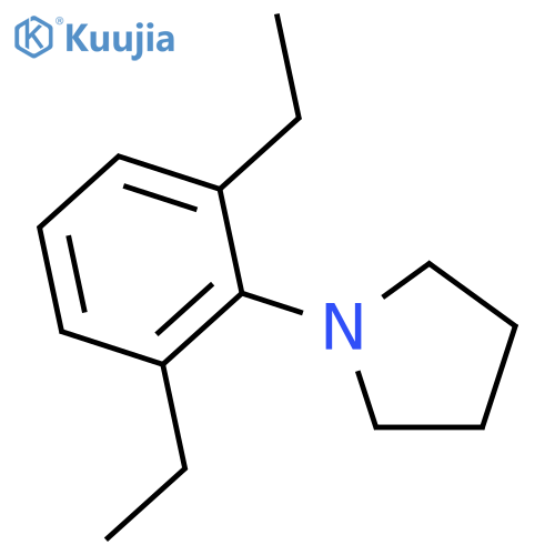 n-(2,6-diethylphenyl)pyrrolidine structure