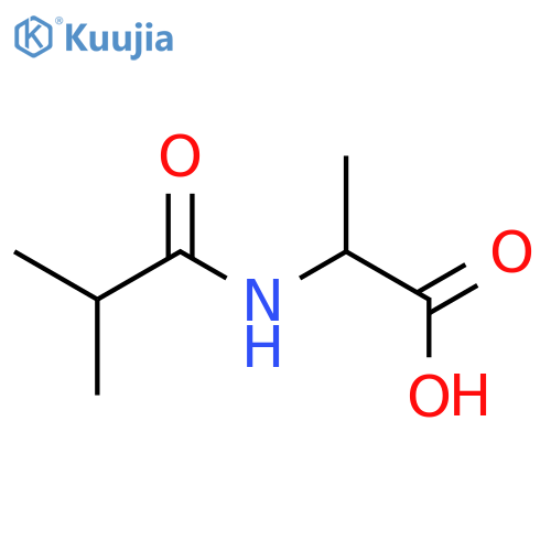 L-Alanine, N-(2-methyl-1-oxopropyl)- structure